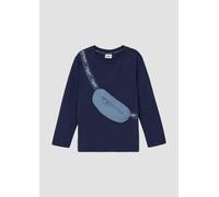 Jersey-Longsleeve mit aufgesetzter Reißverschlusstasche 140 blau 2169347.5836.140