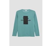 Jersey-Longsleeve mit gummiertem 3D-Print 134/140 Blau 2156748.6342.134_140