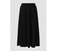 s.Oliver Jersey-Midirock mit Eingrifftaschen schwarz 48