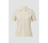 s.Oliver RED LABEL Regular Fit Jersey-Polo aus reiner Baumwolle in Hellgelb, Größe 46