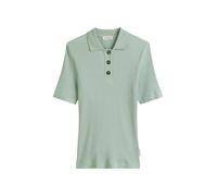 Jersey polo, short sleeve, polo collar DUSTY MINT M DUSTY MINT