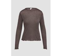 Jersey-Shirt mit Glitzergarn XS lila 2153404.4988.XS