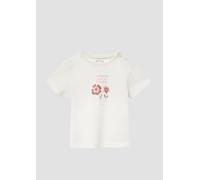 Jersey-Shirt mit Glitzerprint 80 creme|weiß 2164944.0210.80