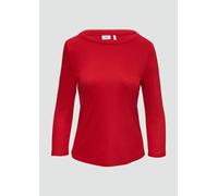 s.Oliver BLACK LABEL Damen 2154024 T-Shirt 3/4 Arm, Rot 3355, 42