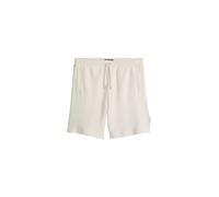Marc O'Polo Relaxed Fit Sweatshorts aus Baumwoll-Mix in Offwhite, Größe L