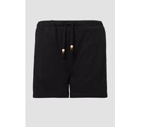 Jersey-Shorts mit Elastikbund 34 schwarz 2166320.9999.34