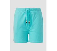 Jersey-Shorts mit Elastikbund und Schmuckperlen 48 türkis 2166307.6099.48