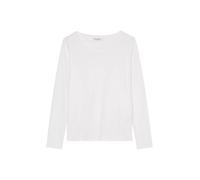 Marc O'Polo Langarmshirt Damen – Bio-Baumwolle, Regular Fit, Weiß – Größe L (40/42)