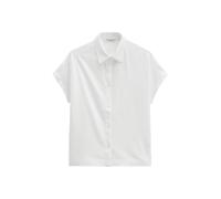 Kurzarmshirt MARC O'POLO "aus Material-Mix", Damen, Gr. XXL, weiß cotton, Obermaterial: 100% Baumwolle, unifarben, loose fit, normaler Saum, Shirts (64936863-XXL) weiß cotton