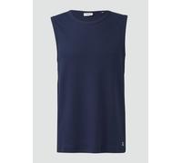 Jersey-Tanktop mit Rippstruktur XL blau 2166839.5852.XL