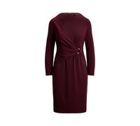 Jersey Three-Quarter-Sleeve Dress 34 Red