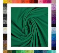 Jersey Uni 220g/m² halbe Breite,0,5 m, Stoffe Meterware, Öko-Tex Baumwolljersey (Blattgrün 5034)