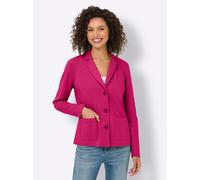 Jerseyblazer HEINE "Jersey-Blazer", Damen, Gr. 40, pink, 100% Baumwolle, Blazer (98351035-40) pink
