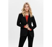 Jerseyblazer JDY "JDYGEGGO L/S BLAZER JRS NOOS", Damen, Gr. M, schwarz, Jersey, Obermaterial: 95% Polyester, 5% Elasthan, unifarben, loose fit hüftbedeckend, V-Ausschnitt, Blazer (68919749-M) schwarz