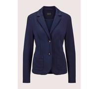 Jerseyblazer MADELEINE "Blazer Jersey-Blazer mit Reverskragen", Damen, Gr. 36, blau (nachtblau), Obermaterial: 50% Polyamid PA. 45% Viskose CV. 5% Elasthan EL., Modern, normal, Blazer (78430311-36) na