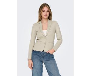 Jerseyblazer ONLY "ONLPOPTRASH - 2-Knopf Blazer mit taillierter Silhouette", Damen, Gr. S, grün (pure cashmere), Milano Rib, Obermaterial: 63% Viskose, 32% Nylon, 5% Elasthan, unifarben, regular fit h
