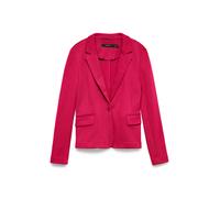 Jerseyblazer VERO MODA "VMJULIA LS BLAZER JRS NOOS", Damen, Gr. 36, jazzy, Jersey, Obermaterial: 66% Polyester, 34% Baumwolle, unifarben, regular fit normal, tiefer V-Ausschnitt, Blazer (49397835-36)