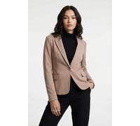 Jerseyblazer VERO MODA "VMJULIANE, figurbetonter Schnitt, 1-Knopf Verschluss", Damen, Gr. 42, misty rose, Jersey, Obermaterial: 66% Polyester, 34% Baumwolle, unifarben, normal, V-Ausschnitt, Blazer, M