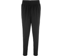 Haremshose BONPRIX, Damen, Gr. 44/46 (L), N-Gr, schwarz, Jersey, Obermaterial: 95% Baumwolle, 5% Elasthan, unifarben, loose fit lang, Hosen Haremshose, aus Baumwolle und Elasthan, elastischer Bund mit