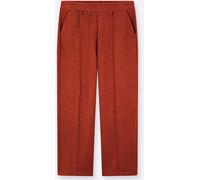 Jerseyhose CASUAL LOOKS, Damen, Gr. 42, Normalgrößen, rot (rostrot), 50% Modal, 44% Polyester, 6% Elasthan, unifarben, Hosen Jerseyhose (73559827-42) rostrot