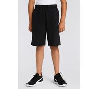 Jerseyhose CHAMPION, Jungen, Gr. M (140/146), N-Gr, schwarz (nbk), Obermaterial: 100% Baumwolle, Hosen Jerseyhose, für Kinder, mit sportlichem Stil, mit Logodruck, mit Tunnelzug (23278964-M) nbk