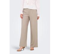Jerseyhose JDY "JDYBIRDIE GEGGO LONG PANT JRS", Damen, Gr. S, Länge 30, chateau gray detail:melange, Jersey, Obermaterial: 53% Viskose, 47% Nylon, meliert, regular fit normal, Hosen Jerseyhose (908041