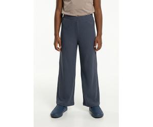 Jerseyhose KIDS ONLY "KOGNELLA PANT JRS", Mädchen, Gr. 158, N-Gr, blau (ombre blau), Jersey, Obermaterial: 65% Polyester, 30% Viskose, 5% Elasthan, unifarben, relaxed fit knöchellang, Hosen Jerseyhose