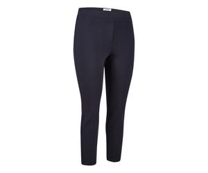 Jerseyhose KJBRAND "Jenny", Damen, Gr. 24, K-Gr, marine, Jersey, Obermaterial: 68% Viskose, 27% Polyamid, 5% Elasthan, figurbetont knöchelfrei, Hosen Jerseyhose, mit elastischem Schlupfbund (93789101-