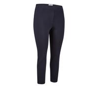 Jerseyhose KJBRAND "Jenny", Damen, Gr. 52, N-Gr, marine, Jersey, Obermaterial: 68% Viskose, 27% Polyamid, 5% Elasthan, figurbetont knöchelfrei, Hosen Jerseyhose, mit elastischem Schlupfbund (90634956-