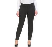 Jerseyhose KJBRAND "Jenny", Damen, Gr. 54, N-Gr, grau (anthrazit), Jersey, Obermaterial: 68% Viskose, 27% Polyamid, 5% Elasthan, figurbetont knöchelfrei, Hosen Jerseyhose, mit elastischem Schlupfbund