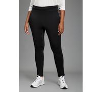 Jerseyhose LAURA SCOTT CURVE "Große Größen", Damen, Gr. 58, N-Gr, schwarz, Interlock, Obermaterial: 65% Viskose, 30% Polyamid, 5% Elasthan, Hosen Jerseyhose, mit Sattelnaht hinten für gute Passform (2