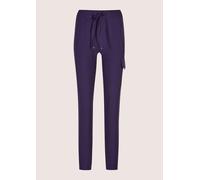 Jerseyhose MADELEINE "Hose Cargo-Jerseyhose mit Kordelzug", Damen, Gr. 46, N-Gr, lila (lavendellila), Obermaterial: 60% Viskose CV. 35% Polyamid PA. 5% Elasthan EL., Modern, Hosen Jerseyhose, Jerseyho