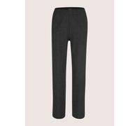 Jerseyhose MADELEINE "Jerseyhose Stretch-Stoffhose mit Glanzakzenten", Damen, Gr. 34, N-Gr, schwarz (schwarz, silberfarben), Obermaterial: 70% Polyester PES. 23% Viskose CV. 4% metallisierte Fasern MT