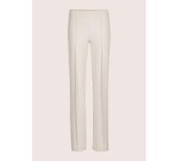 Jerseyhose MADELEINE "Jerseyhose Weite Jerseyhose mit Biesen", Damen, Gr. 38, N-Gr, weiß (perlweiß), Obermaterial: 68% Viskose CV. 27% Polyamid PA. 5% Elasthan EL., Hosen Jerseyhose (55440748-38) perl