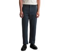 Jerseyhose MARC O'POLO "aus Bio-Baumwoll-Mix", Herren, Gr. M, Normalgrößen, blau (schwarz navy), Obermaterial: 91% Baumwolle, 6% Polyester, 3% Elasthan, unifarben, relaxed fit normal, Hosen Jerseyhose