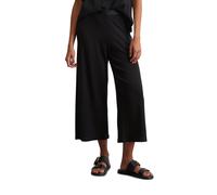 Jerseyhose MARC O'POLO "aus Feinripp-Jersey", Damen, Gr. XXL, Normalgrößen, schwarz, Obermaterial: 66% Lyocell, 32% Baumwolle, 2% Elasthan, unifarben, gerade normal, Hosen Jerseyhose (88705320-XXL) sc