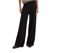 Jerseyhose MARC O'POLO "aus kompaktem Interlockjersey", Damen, Gr. 42, Normalgrößen, schwarz, Twill, Obermaterial: 70% Viskose, 25% Polyamid, 5% Elasthan, unifarben, normal, Hosen Jerseyhose (45983309