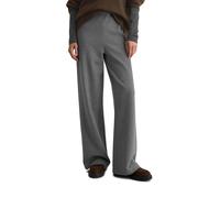 Marc O'Polo Weite Hose aus Baumwoll-Mix in Dunkelgrau Melange, Größe XL