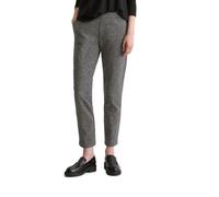 Jerseyhose MARC O'POLO "aus Organic Cotton-Mix", Damen, Gr. 36, Normalgrößen, bunt (dunkelgrau), Obermaterial: 63% Baumwolle, 35% Polyester, 2% Elasthan, unifarben, slim fit knöchelfrei, Hosen Jerseyh