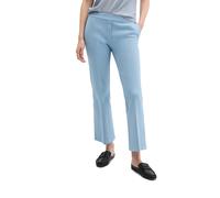 Jerseyhose MARC O'POLO "aus Organic Cotton-Mix", Damen, Gr. 46, Normalgrößen, fall sky, Obermaterial: 97% Baumwolle, 3% Elasthan, unifarben, slim fit kurz, Hosen Jerseyhose (39336661-46) fall sky