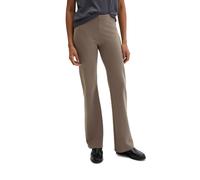 Jerseyhose MARC O'POLO "aus Punto di Roma-Qualität", Damen, Gr. XS, Normalgrößen, chalky braun, Obermaterial: 67% Viskose, 28% Polyamid, 5% Elasthan, unifarben, slim fit normal, Hosen Jerseyhose (5918