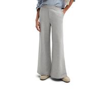 Jerseyhose MARC O'POLO "aus weicher Baumwolle", Damen, Gr. L, Normalgrößen, pure grau melange, Sweatware, Obermaterial: 100% Baumwolle, unifarben, loose fit normal, Hosen Jerseyhose (85571528-L) pure