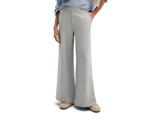 Jerseyhose MARC O'POLO "aus weicher Baumwolle", Damen, Gr. XS, Normalgrößen, pure grau melange, Sweatware, Obermaterial: 100% Baumwolle, unifarben, loose fit normal, Hosen Jerseyhose (85571528-XS) pur