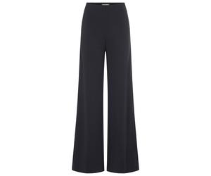Jerseyhose MARC O'POLO, Damen, Gr. 34, N-Gr, martime blau, Jersey, Obermaterial: 70% Viskose, 25% Polyamid, 5% Elasthan, weit lang, Hosen Jerseyhose, MODEL MARGO WIDE - COMFORT JERSEY, mid waist (4535