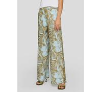 Jerseyhose RABE "Hose", Damen, Gr. 38, Normalgrößen, hellblau, 100%Viskose, geblümt, Hosen Jerseyhose (71733121-38) hellblau
