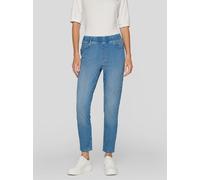 Jerseyhose RABE "Hose", Damen, Gr. 40, Normalgrößen, blau (hellblau), 90%Baumwolle 8%Polyester 2%Elastan, unifarben, relaxed fit, Hosen Jerseyhose (75289238-40) hellblau