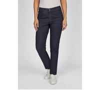 Jerseyhose RABE "Hose", Damen, Gr. 42, Normalgrößen, blau (dunkelblau), 90%Baumwolle, 8%Polyester, 2%Elasthan, unifarben, relaxed fit, Hosen Jerseyhose (28740257-42) dunkelblau