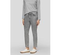 Jerseyhose RABE "Hose", Damen, Gr. 42, Normalgrößen, grau, 92%Baumwolle, 6%Polyester, 2%Elastan, unifarben, skinny fit, Hosen Jerseyhose (98446435-42) grau