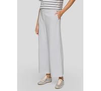 Jerseyhose RABE "Hose", Damen, Gr. 42, Normalgrößen, hellgrau, 48%Viskose, 47%Polyester, 5%Elasthan, unifarben, straight fit, Hosen Jerseyhose (19431515-42) hellgrau