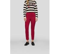 Jerseyhose RABE "Hose", Damen, Gr. 42, Normalgrößen, rot, 49%Lyocell, 40%Baumwolle, 8%Polyester, 3%Elastan, unifarben, schmal, Hosen Jerseyhose (89158610-42) rot